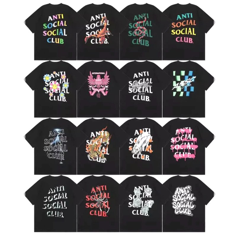 Anti Social Social Club Multicolor T-Shirt Collection Review: 230gsm Double-Yarn Cotton, Raglan Sleeves and a Roughly 29-Colorway Run