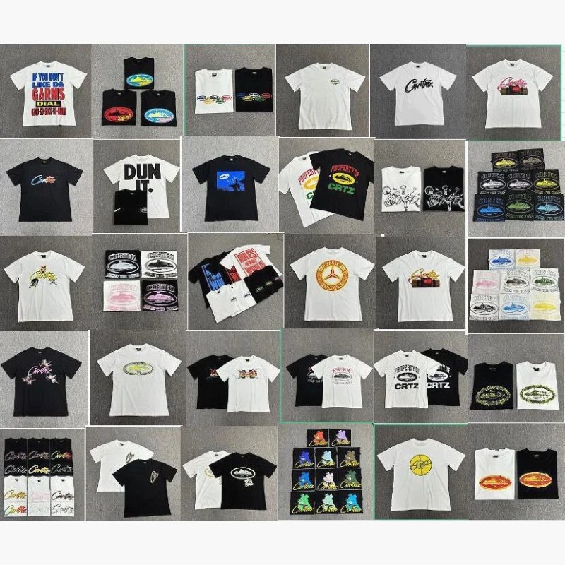 Corteiz Graphic Print Multicolor T-Shirt Collection Review: Loose Cut, 3D Lettering, S–3XL