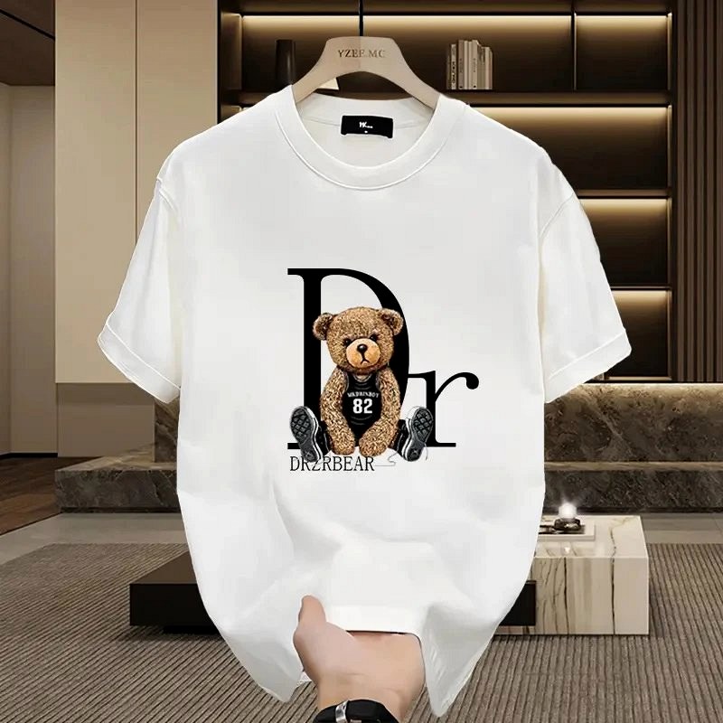 Dior Bear Graphic White T-Shirt Review: Loose-Fit 230g Cotton, Tested