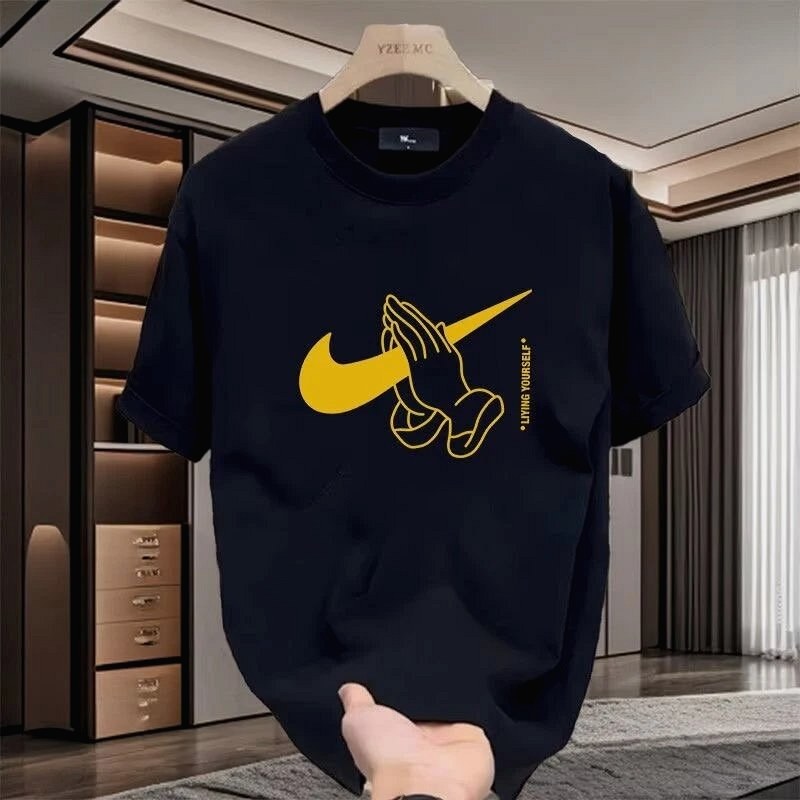 Nike Black Graphic Tee Review: Print Contrast, Knit Hand and a 28-Hour Vendor Reply on the $4.18 Loose Cut