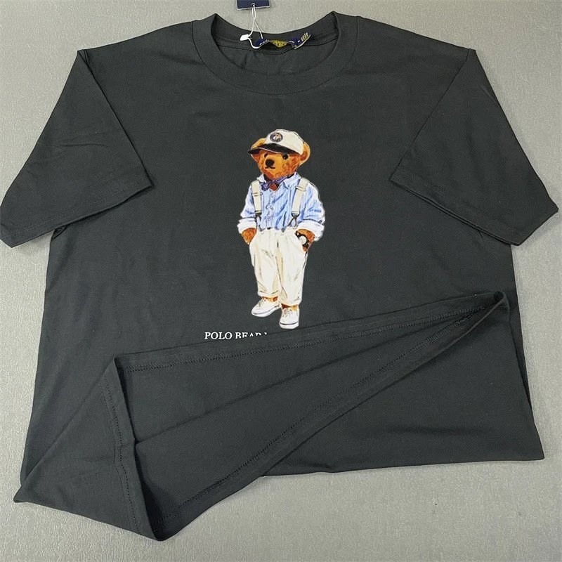 After Three Cold Washes: Testing the Bear Print on the $16.42 Polo Ralph Lauren Black Top