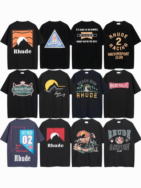Rhude "Dark" Series T-Shirt Collection Review: Boxy Printed Cotton Tees, Tested