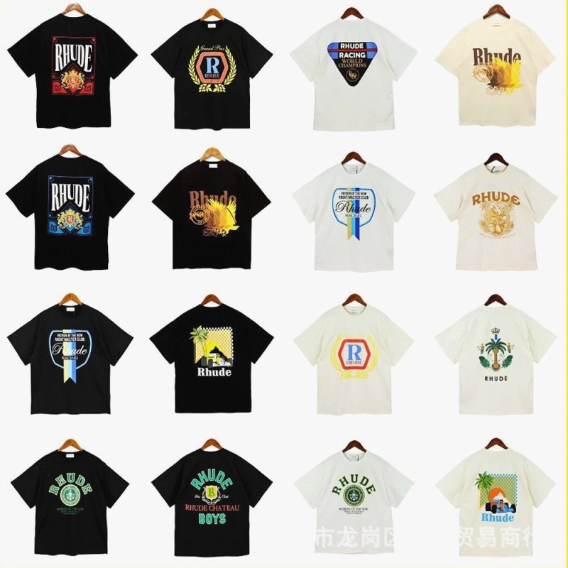 Rhude Printed T-Shirt Review: A 240g Cotton Tee That Runs Boxy